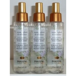 3X PANTENE Pro-V Rejuvenating SCALP RINSE with ROSEMARY, Renew, 5.8fl oz EACH